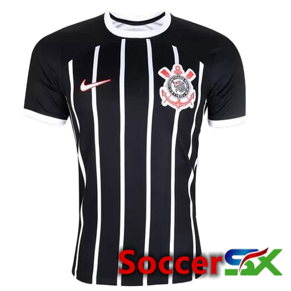 Corinthians Soccer Jersey Away Black 2023/2024