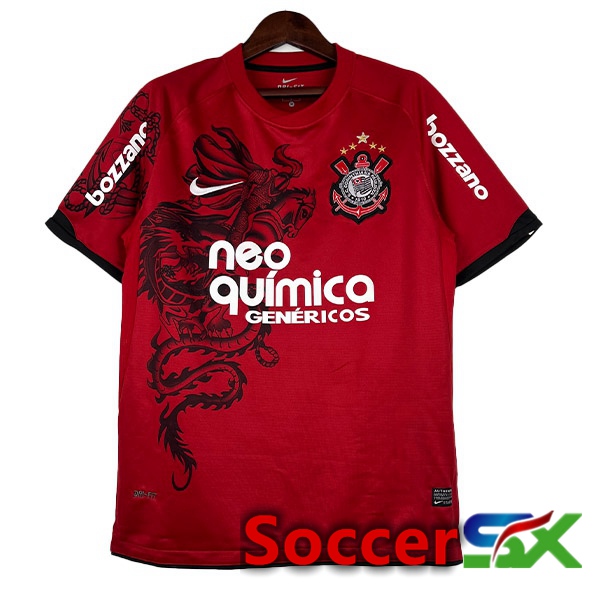 Corinthians Retro Soccer Jersey Third Red 2011-2012