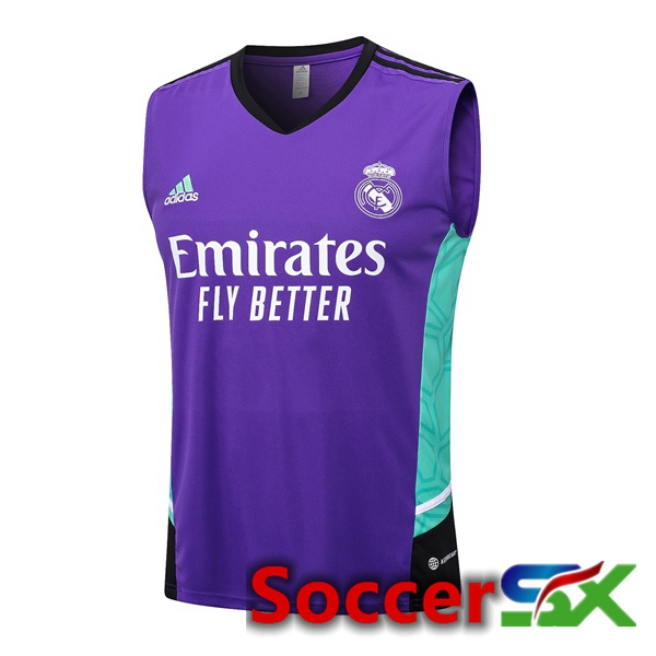 Real Madrid Soccer Vest Purple 2023/2024