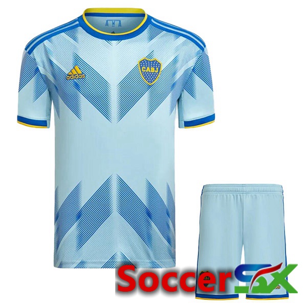 Boca Juniors Kids Soccer Jersey Third Blue 2023/2024