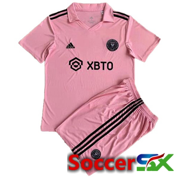 Inter Miami CF Kids Soccer Jersey Home Pink 2023/2024