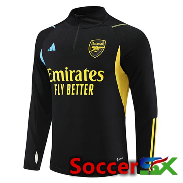 Arsenal Training Sweatshirt Black 2023/2024