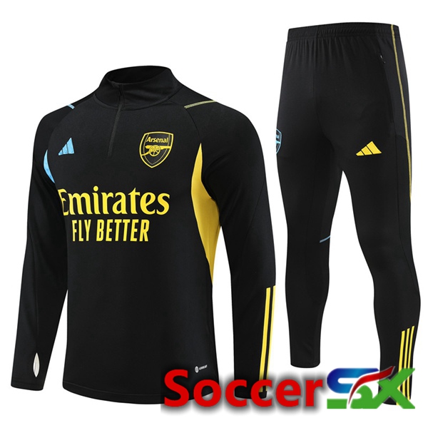 Arsenal Training Tracksuit Suit Black 2023/2024