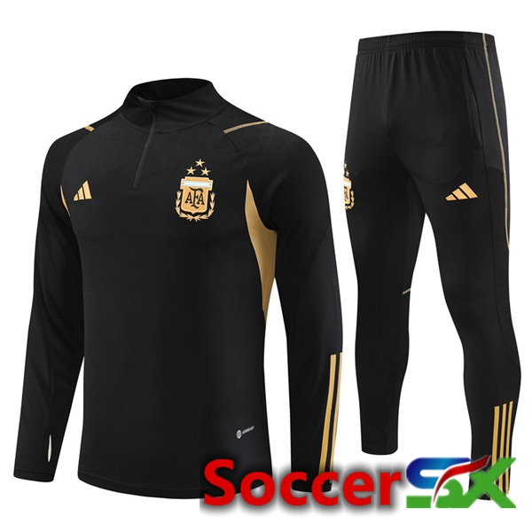 Argentina Training Tracksuit Suit Black 2023/2024
