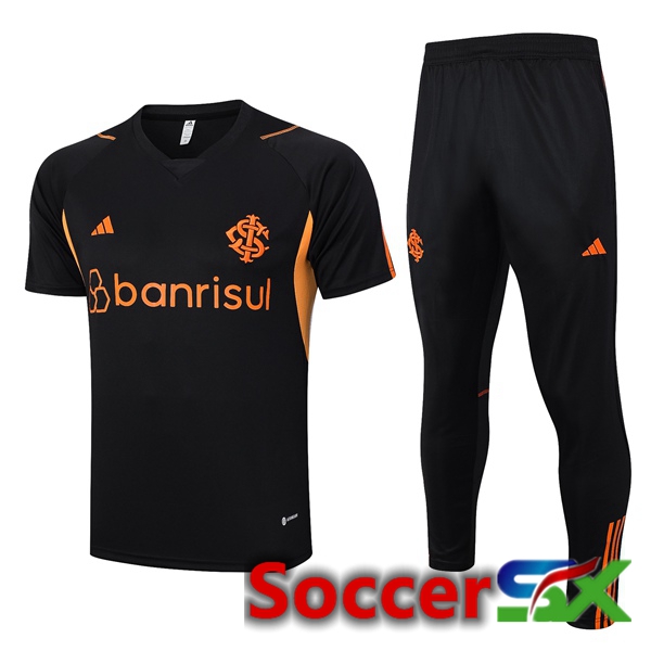 SC Internacional Training T Shirt + Pants Black 2023/2024