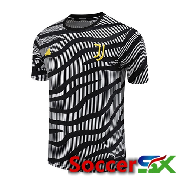 Juventus Training T Shirt Black Grey 2023/2024