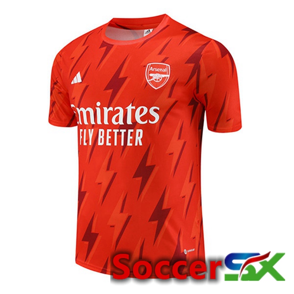 Arsenal Training T Shirt Orange 2023/2024