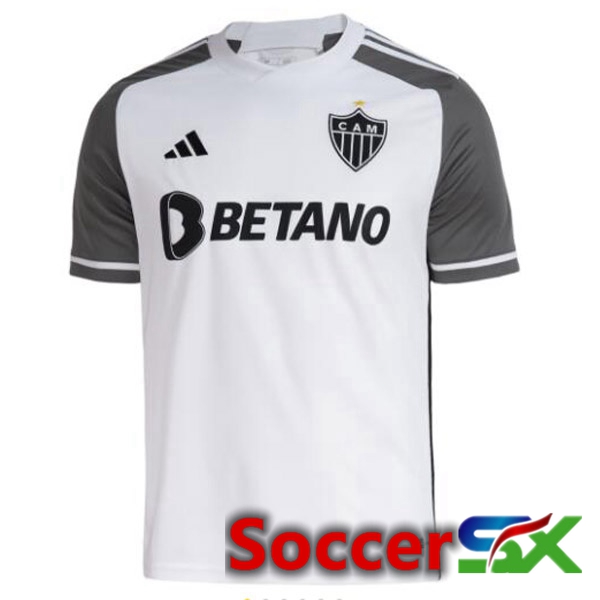 Atletico Mineiro Soccer Jersey Away White Grey 2023/2024