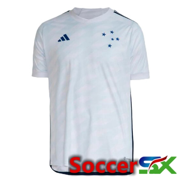 Cruzeiro EC Soccer Jersey Away White 2023/2024