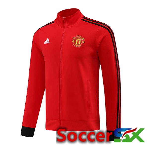 Manchester United Training Jacket Red 2023/2024