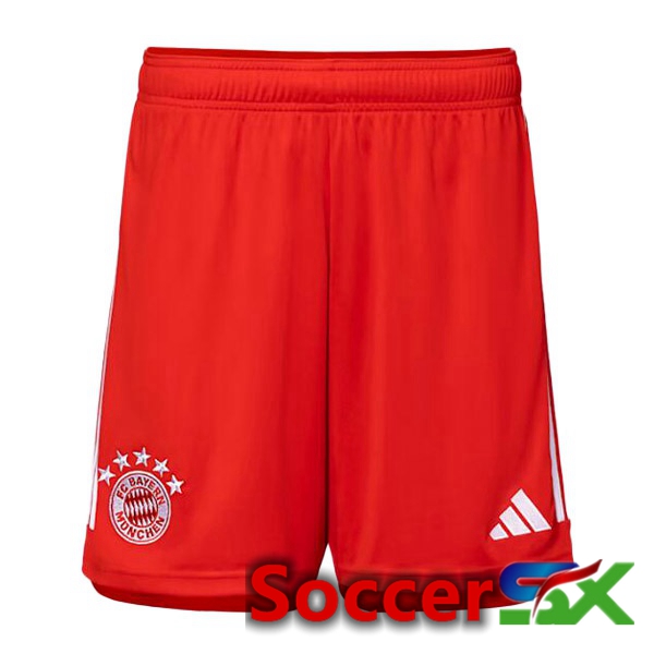 Bayern Munich Soccer Shorts Home Red 2023/2024