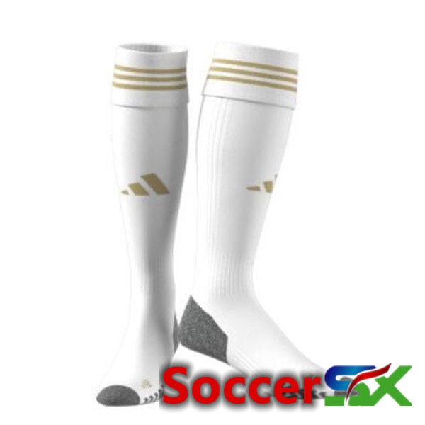 Lyon OL Soccer Socks Home White 2023/2024