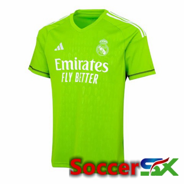 Real Madrid Goalkeeper Soccer Jersey Green 2023/2024