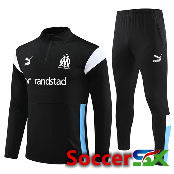 Marseille OM Training Tracksuit Suit Black 2023/2024