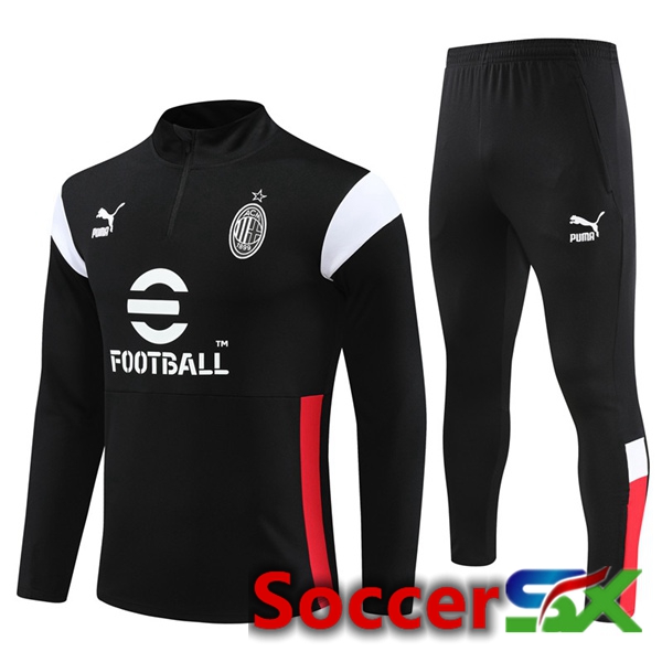 AC Milan Training Tracksuit Suit Black 2023/2024