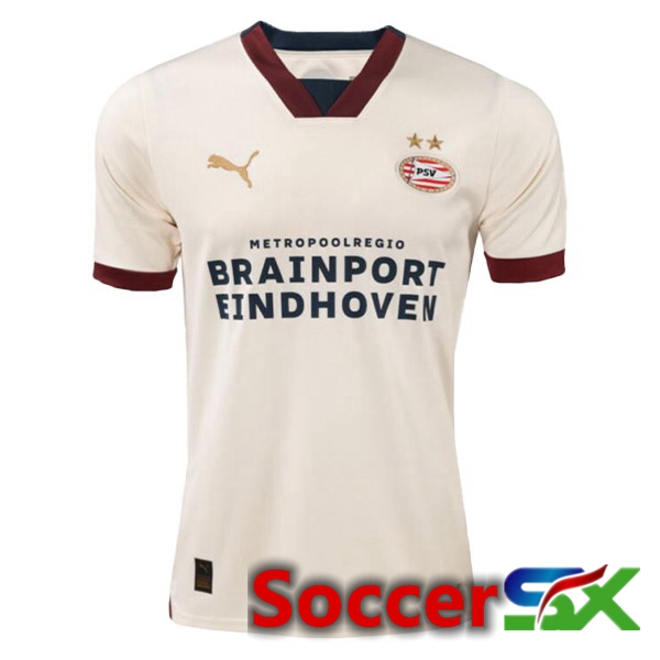 PSV Eindhoven Soccer Jersey Away Brown 2023/2024