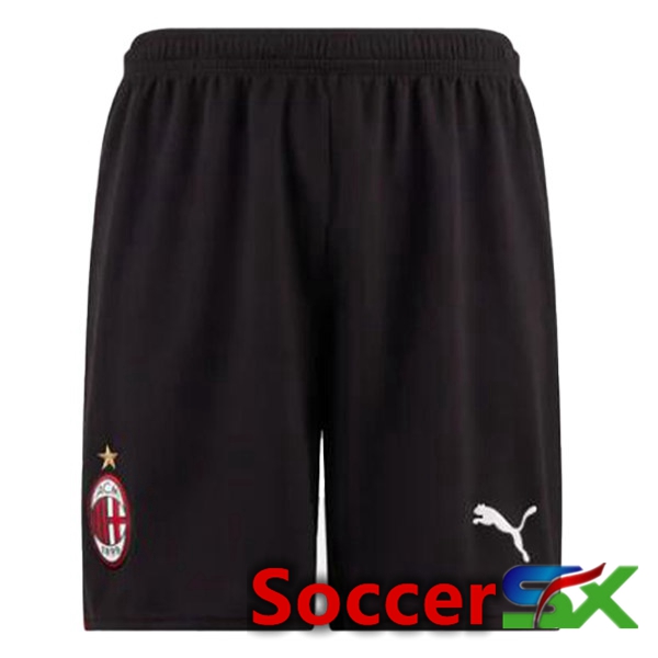 AC Milan Soccer Shorts Home Black 2023/2024