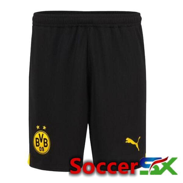 Dortmund BVB Soccer Shorts Home Black 2023/2024