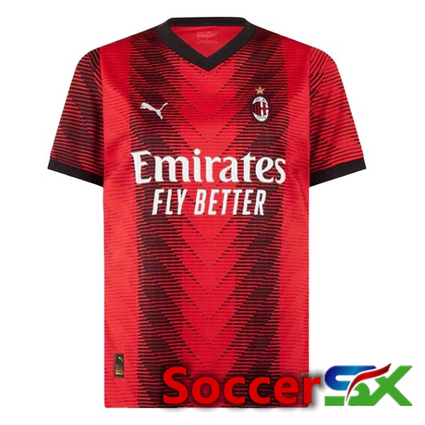 AC Milan Soccer Jersey Home Red 2023/2024