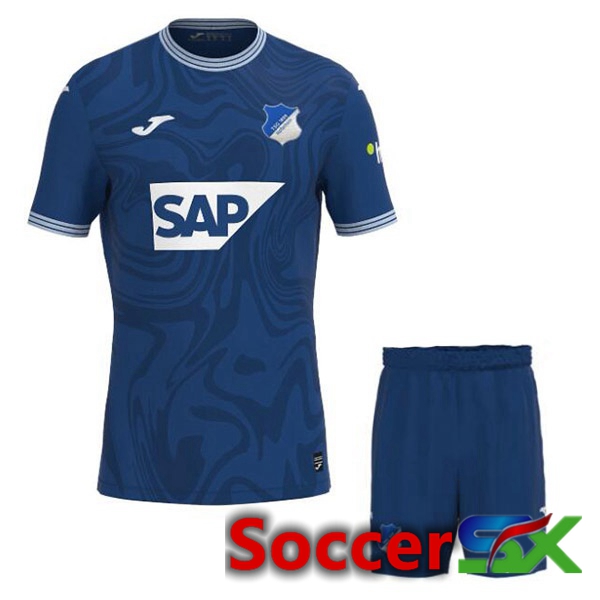 TSG Hoffenheim Kids Soccer Jersey Home Royal Bluee 2023/2024