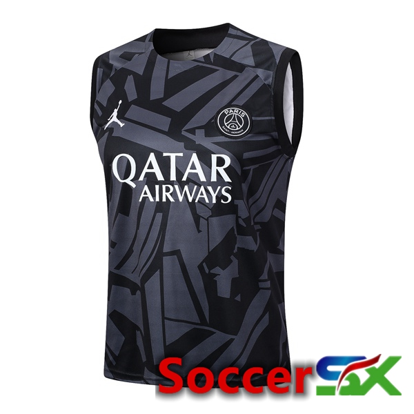 Paris PSG Soccer Vest Black 2023/2024