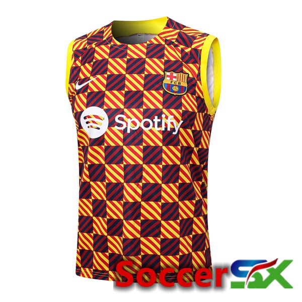 FC Barcelona Soccer Vest Yellow 2023/2024