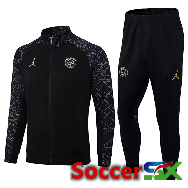 Paris PSG Training Jacket Suit Black 2023/2024