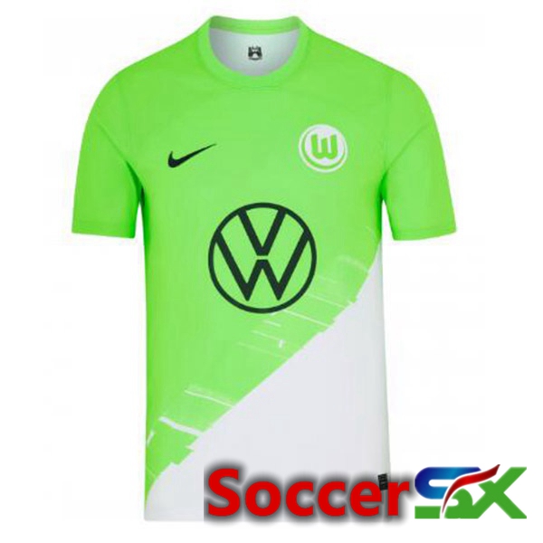 Vfl Wolfsburg Soccer Jersey Home Green 2023/2024