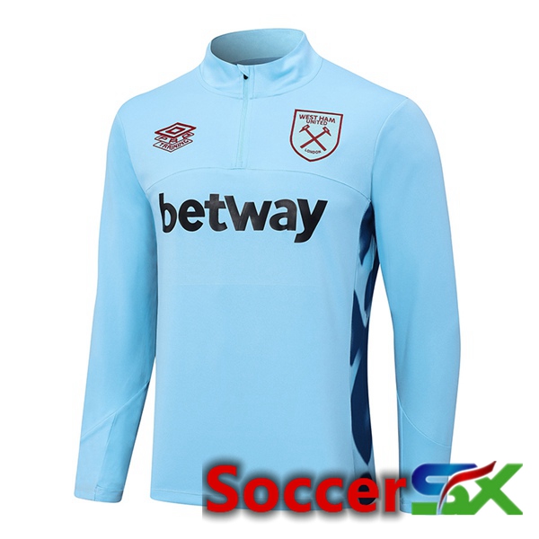 West Ham Training Sweatshirt Blue 2023/2024