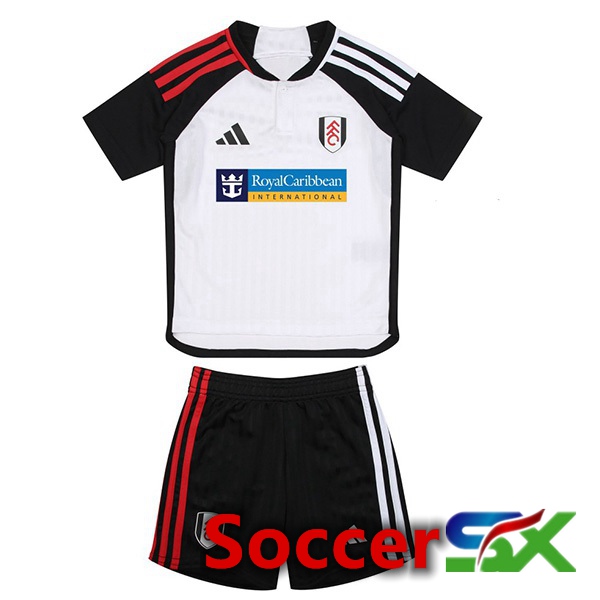 Fulham FC Kids Soccer Jersey Home White 2023/2024