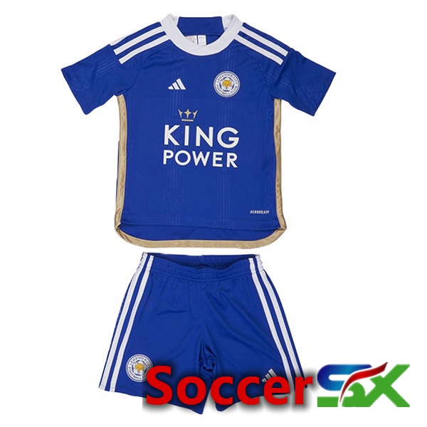 Leicester City Kids Soccer Jersey Home Blue 2023/2024