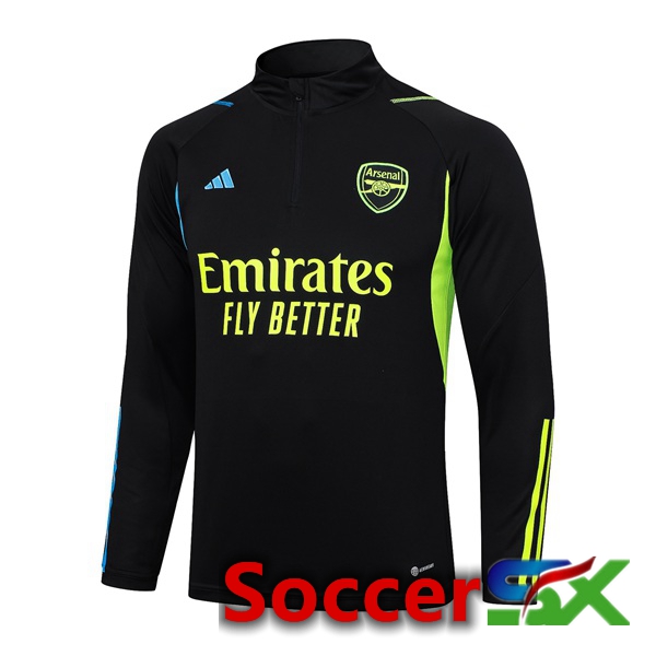 Arsenal Training Sweatshirt Black 2023/2024