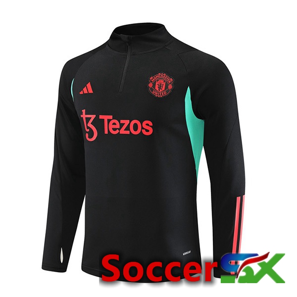 Manchester United Training Sweatshirt Black 2023/2024