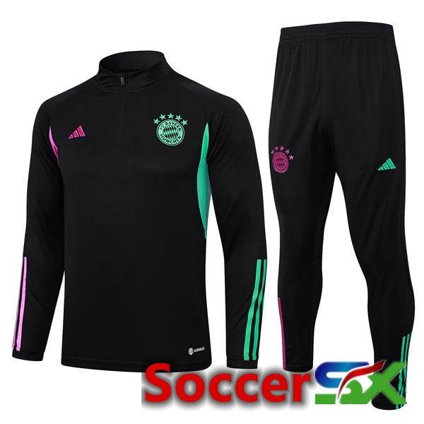 Bayern Munich Training Tracksuit Suit Black 2023/2024