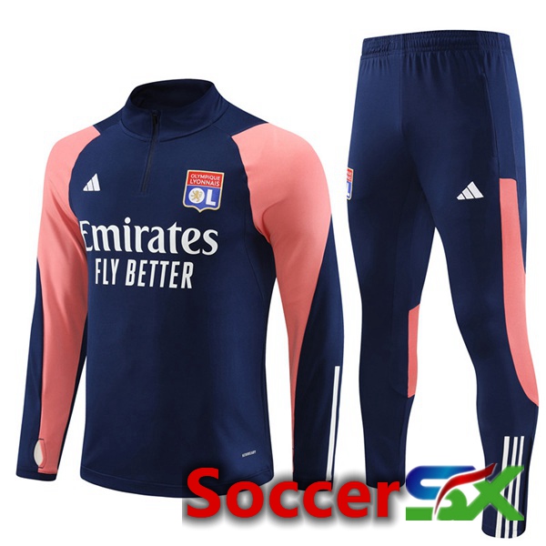 Lyon OL Training Tracksuit Suit Royal Bluee 2023/2024