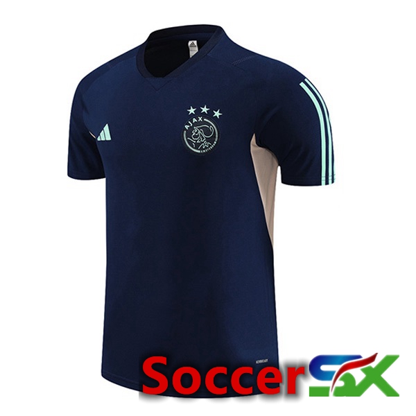 AFC Ajax Training T Shirt Royal Bluee 2023/2024