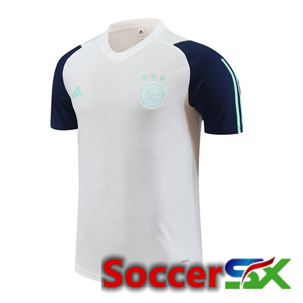 AFC Ajax Training T Shirt White 2023/2024