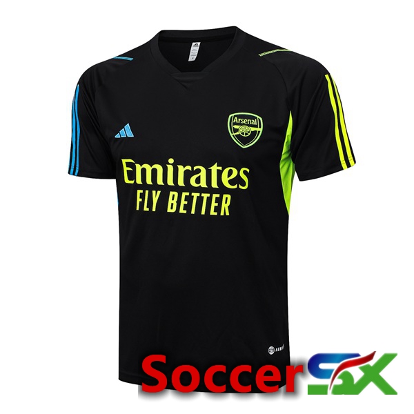 Arsenal Training T Shirt Black 2023/2024