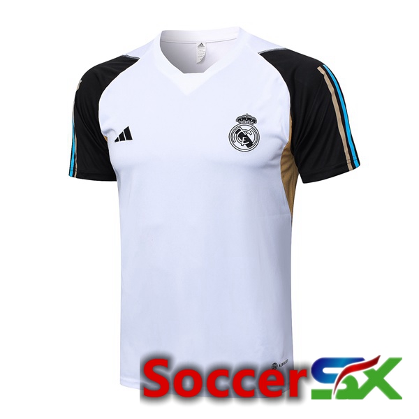 Real Madrid Training T Shirt White 2023/2024