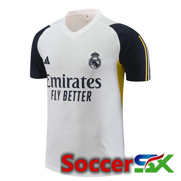 Real Madrid Training T Shirt White 2023/2024