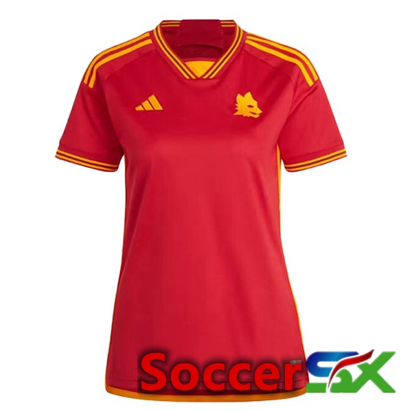 AS Roma Womens Soccer Jersey Home Red 2023/2024