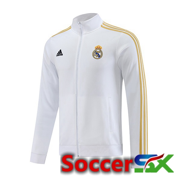 Real Madrid Training Jacket White 2023/2024