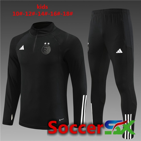 Algeria Kids Training Tracksuit Suit Black 2023/2024