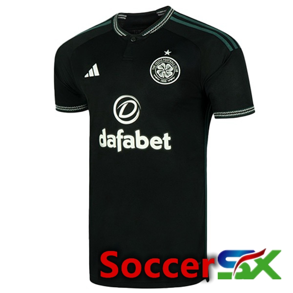 Celtic FC Soccer Jersey Away Black 2023/2024