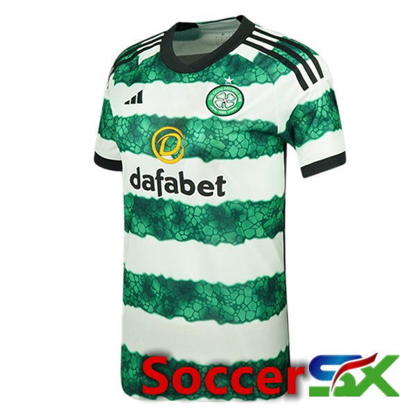 Celtic FC Soccer Jersey Home Green White 2023/2024