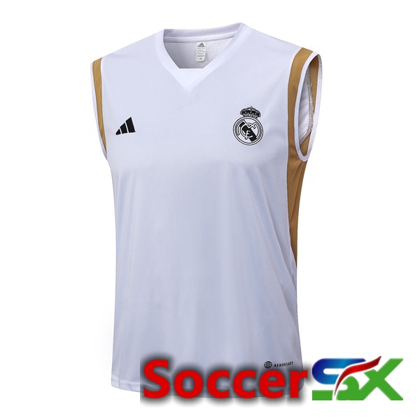 Real Madrid Soccer Vest White 2023/2024