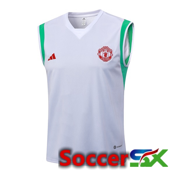 Manchester United Soccer Vest White 2023/2024