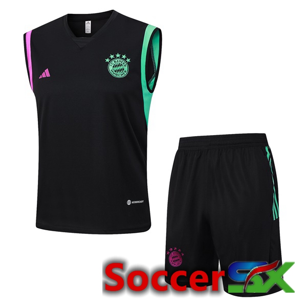 Bayern Munich Soccer Vest + Shorts Black 2023/2024