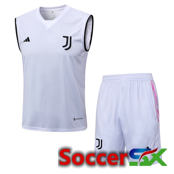 Juventus Soccer Vest + Shorts White 2023/2024