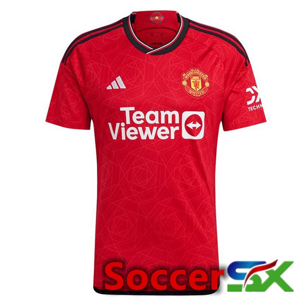 Manchester United Soccer Jersey Home Red 2023/2024